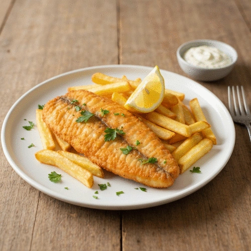 Dorado Dolphin Fish and Chips